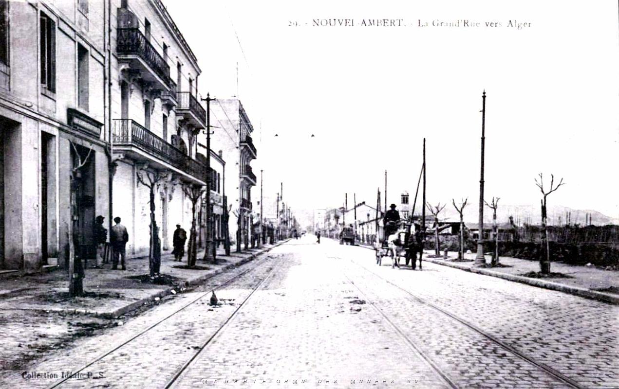 Nouvel-Ambert - Hussein-Dey - La Grand'Rue vers Alger.jpg